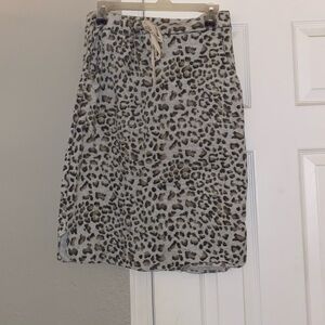 Knee length lounge skirt